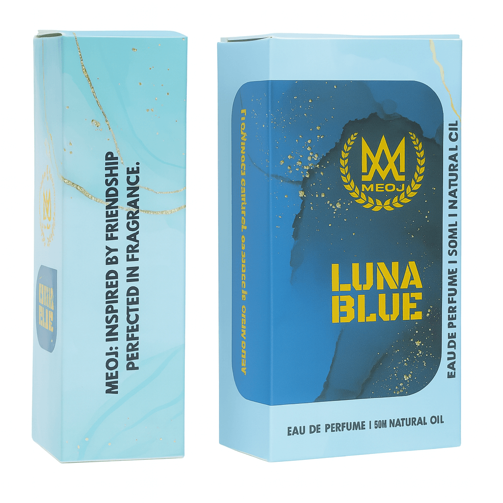 Luna Blue – Fresh Aquatic Unisex Perfume (Long-Lasting) - Image 3